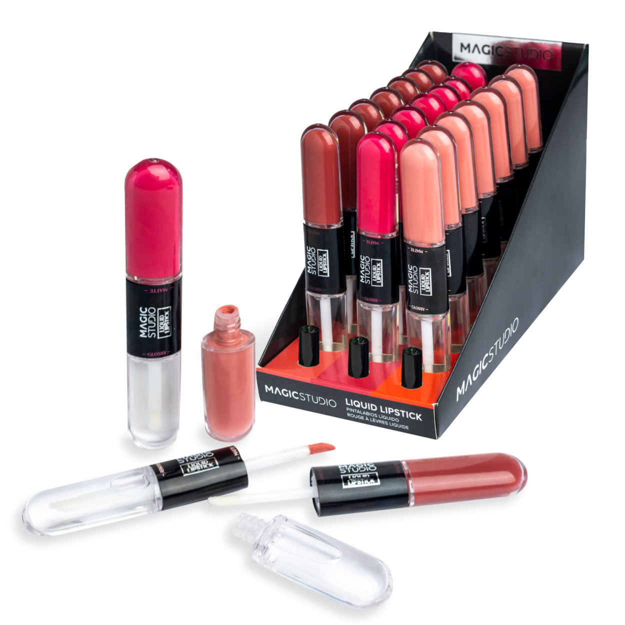 MAGIC STUDIO STICK DOPPIO CON TINTA E LUCIDO LABBRA 68046 52555
