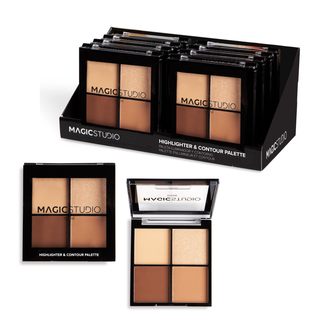 MAGIC STUDIO PALETTE ILLUMINANTE E BRONZER 30566 52555