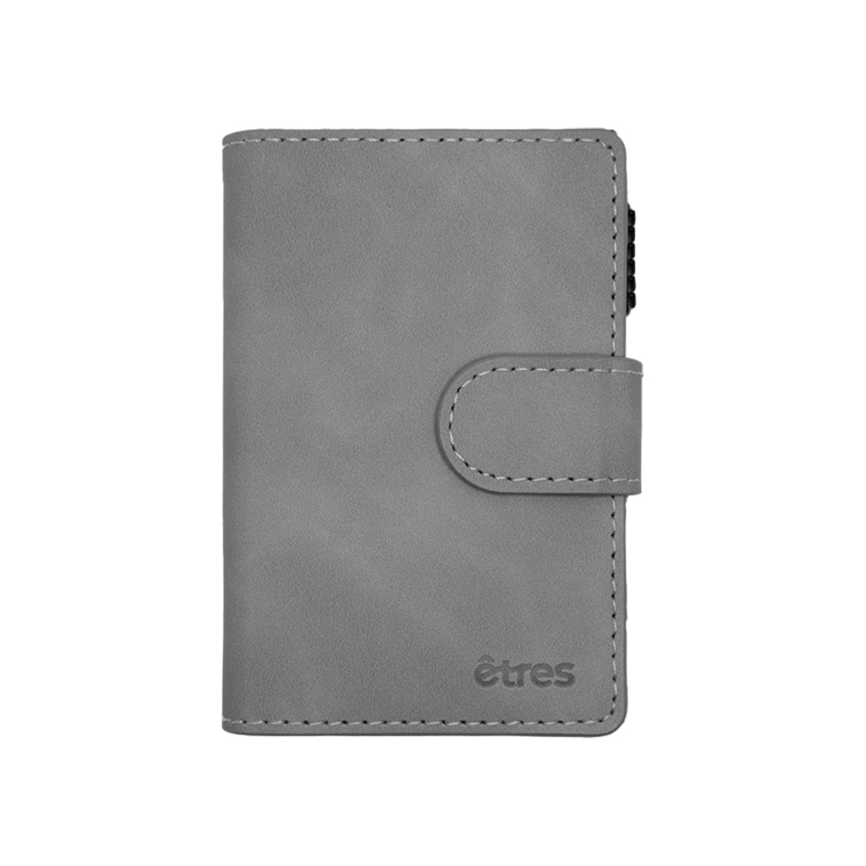 ET-SL002 ETRES SMART WALLET SLIDE PORTACARTE IN METALLO GREY MAGSAFE 41464