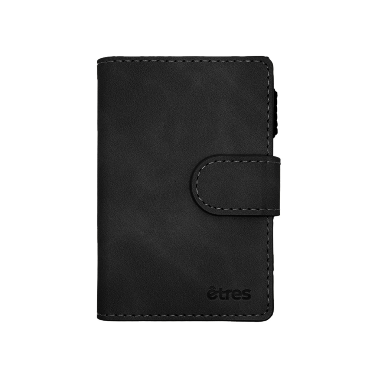 ET-SL001 ETRES SMART WALLET SLIDE PORTACARTE IN METALLO BLACK MAGSAFE 41464