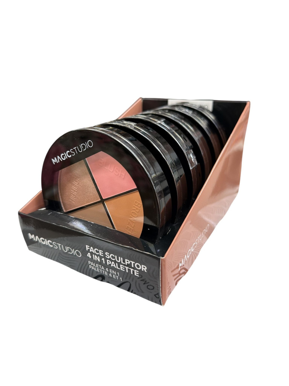 MAGIC STUDIO 4 IN 1 BLUSH-COUNTURING-ILLUMINANTE-BRONZER 60738 52555