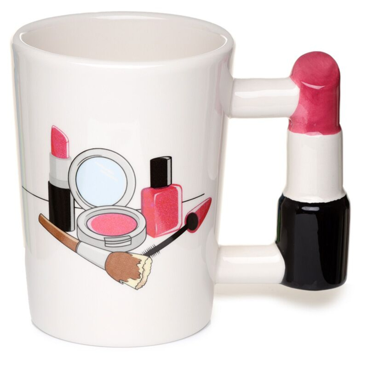 SMUG107 TAZZA CON MQANICO A FORMA DI ROSSETTO