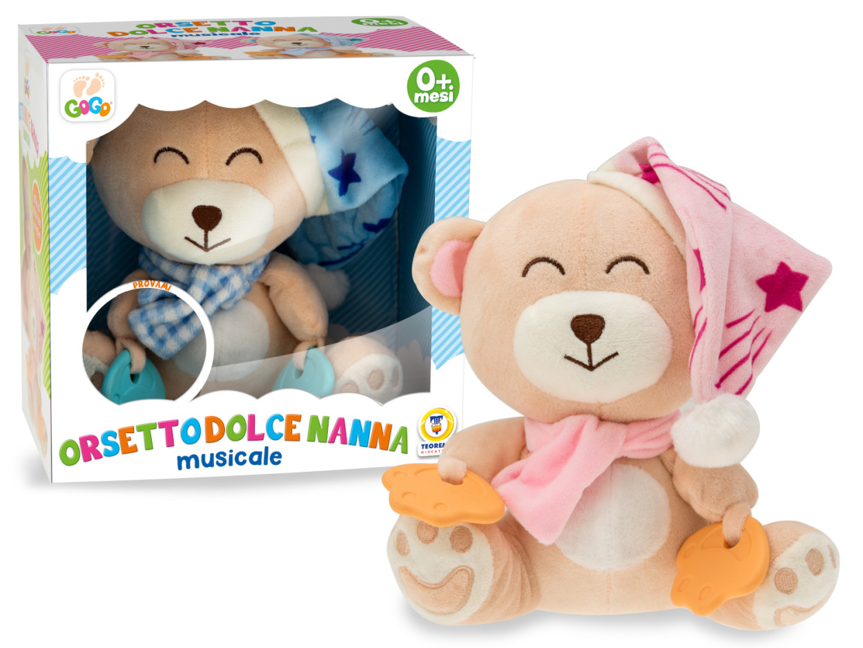 GIOCO ORSETTO DOLCE NANNA MUSICALE 22cm 39305 53126