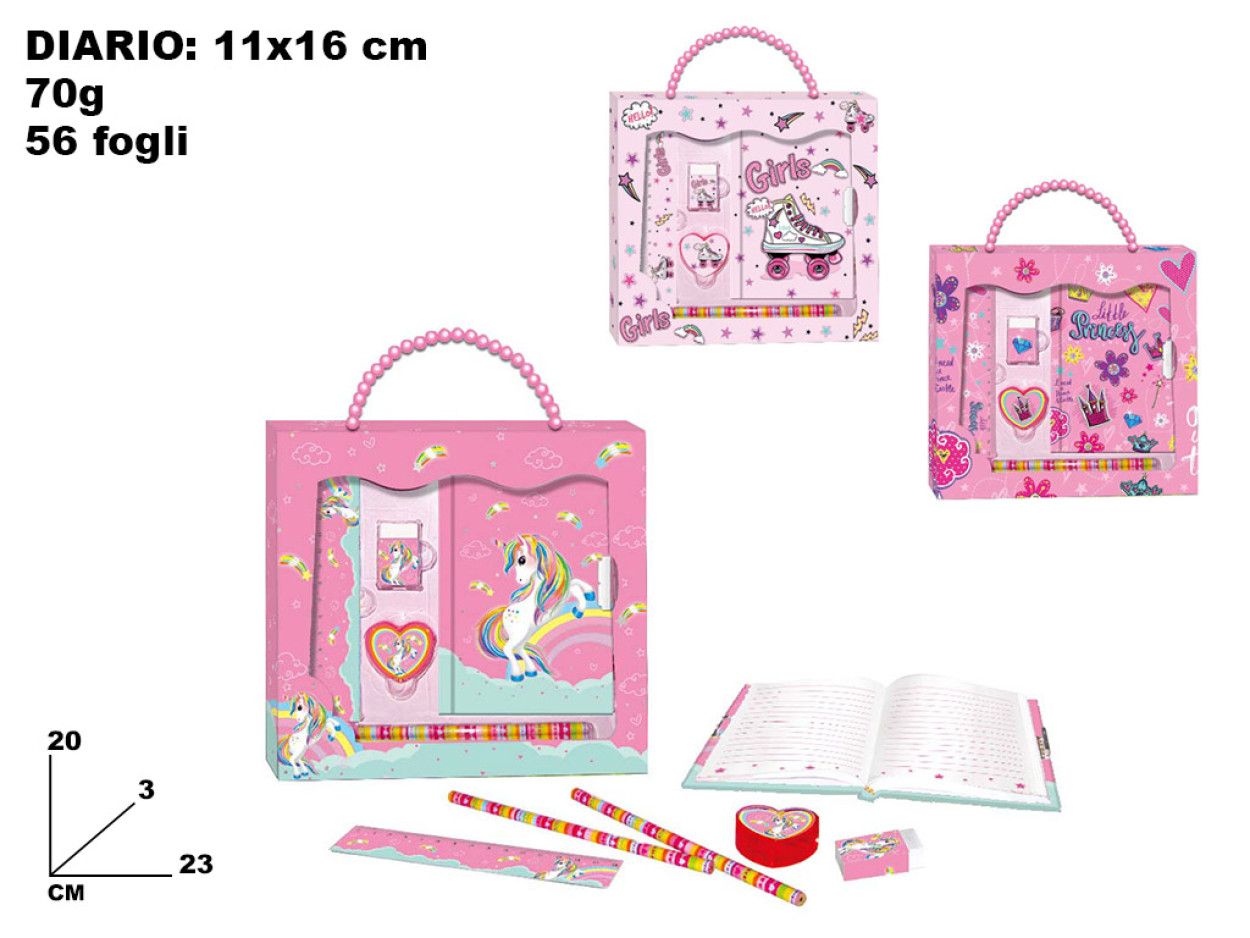 BORSETTA DIARIO SEGRETO CON ACCESSORI 164587 41272