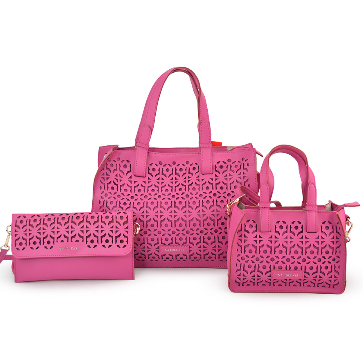 62004/SETTR4 FU L SHOPPING, M BAULETTO, S TRACOLLINA FUCSIA 41233
