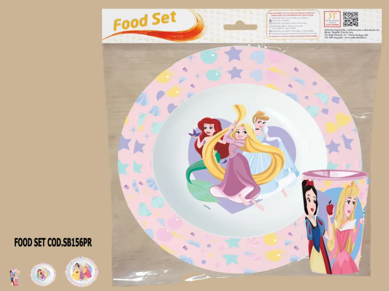 SB156PR PRINCESS FOOD SET 3pz 41401
