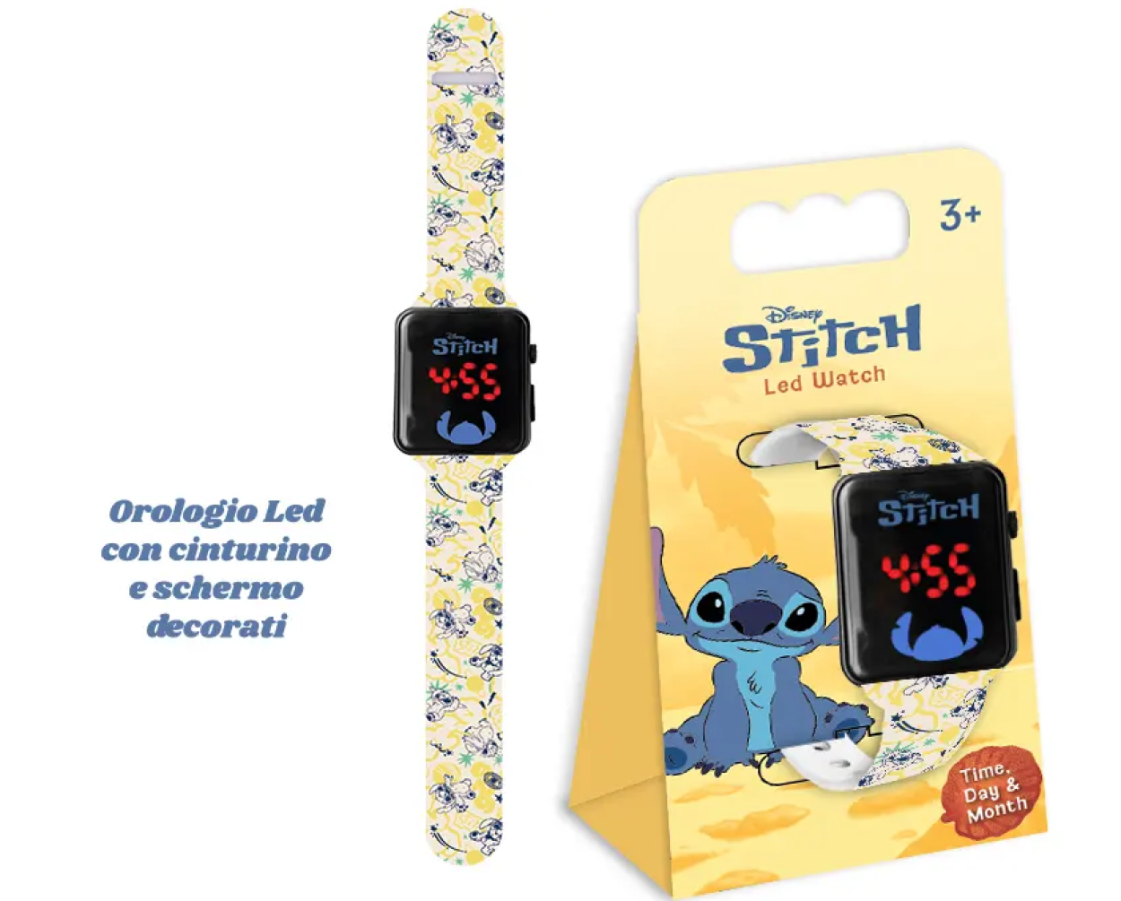 GNT36ST STITCH OROLOGIO LED CON SCHERMO DECORATO 41401