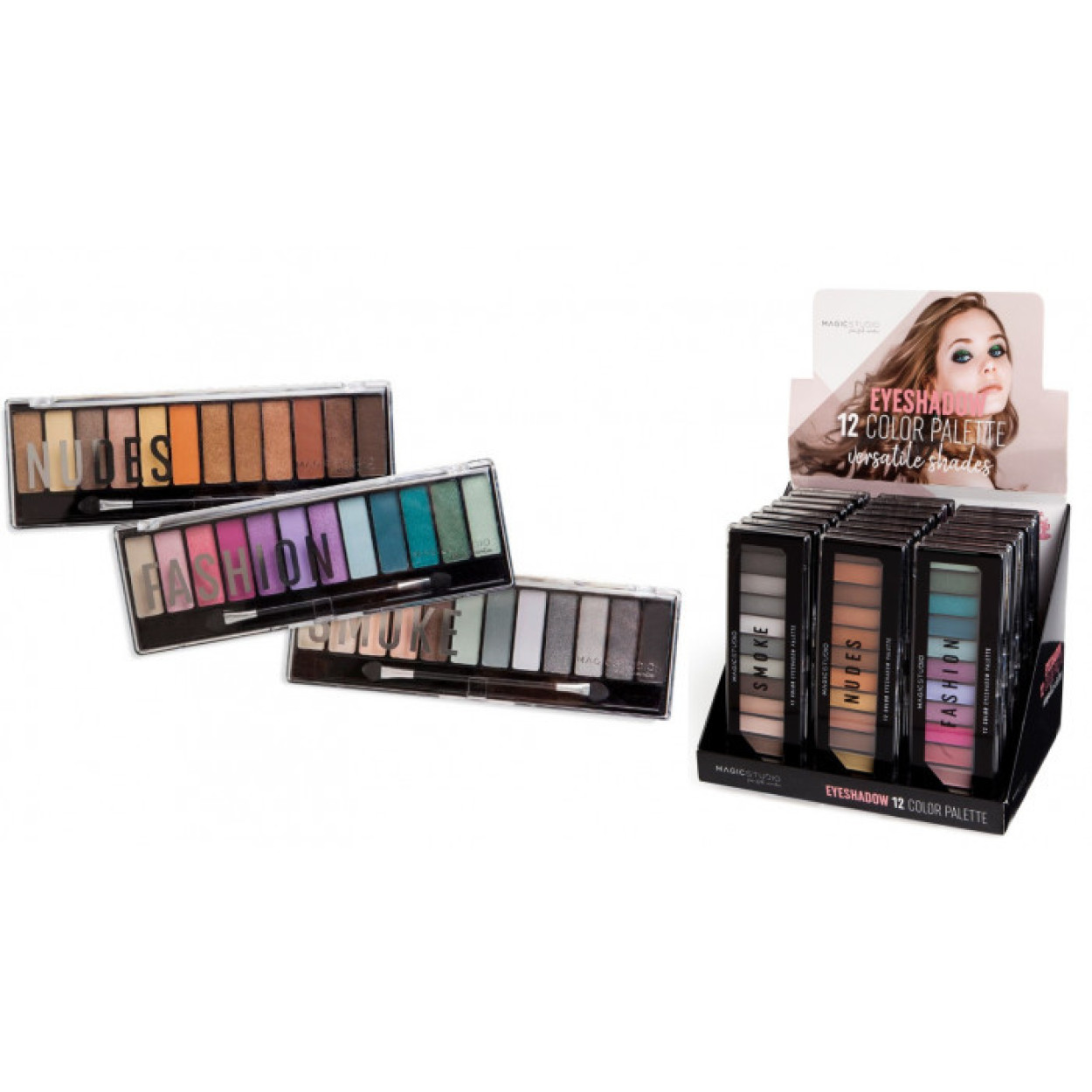 MAGIC STUDIO PALETTE OCCHI 12 COLORI 24120 52555
