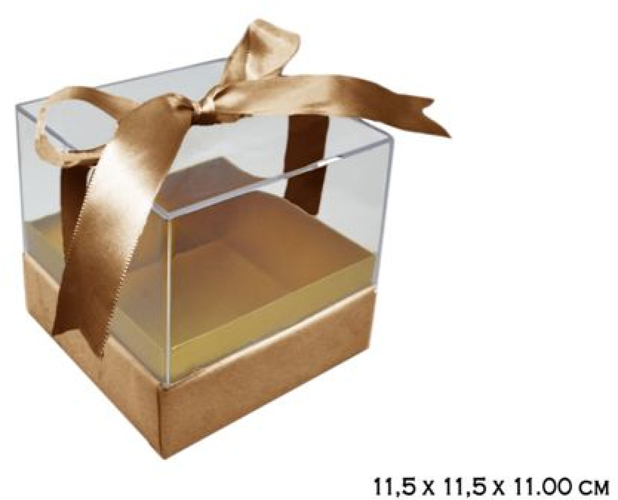 LD113 SCATOLA PVC ORO 11,5x11,5cm 55085