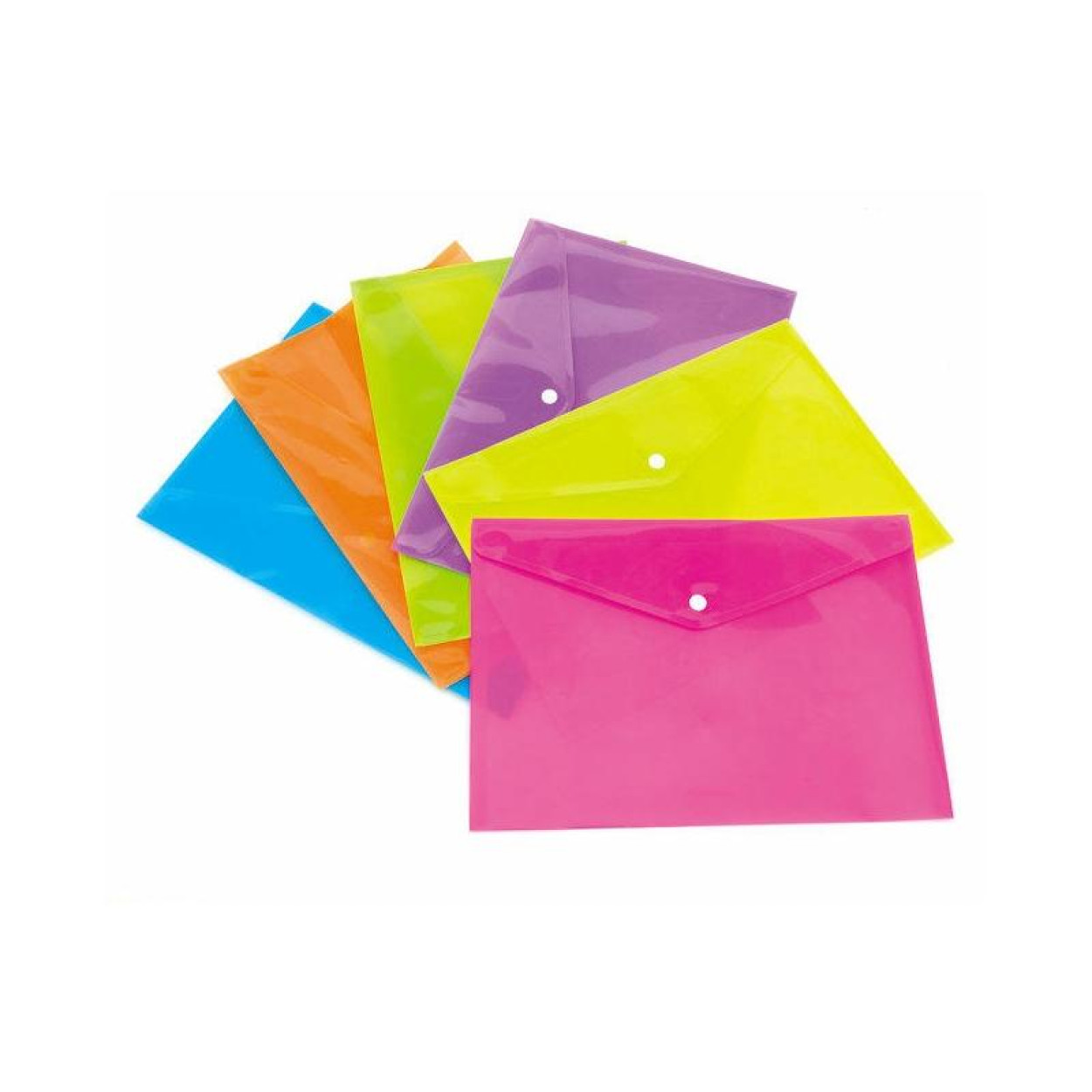 FLUO-DBCT BUSTE CON BOTTONE FORMATO VOUCHER 55598