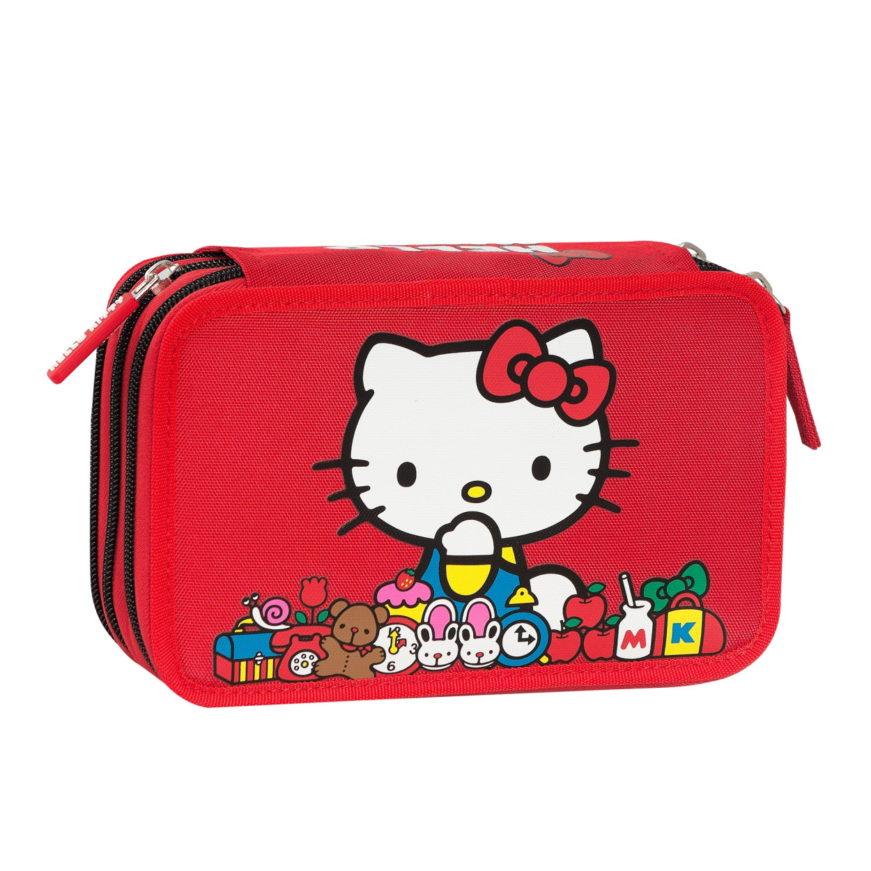 ASTUCCIO CORREDO 3 ZIP HELLO KITTY 75560 41349