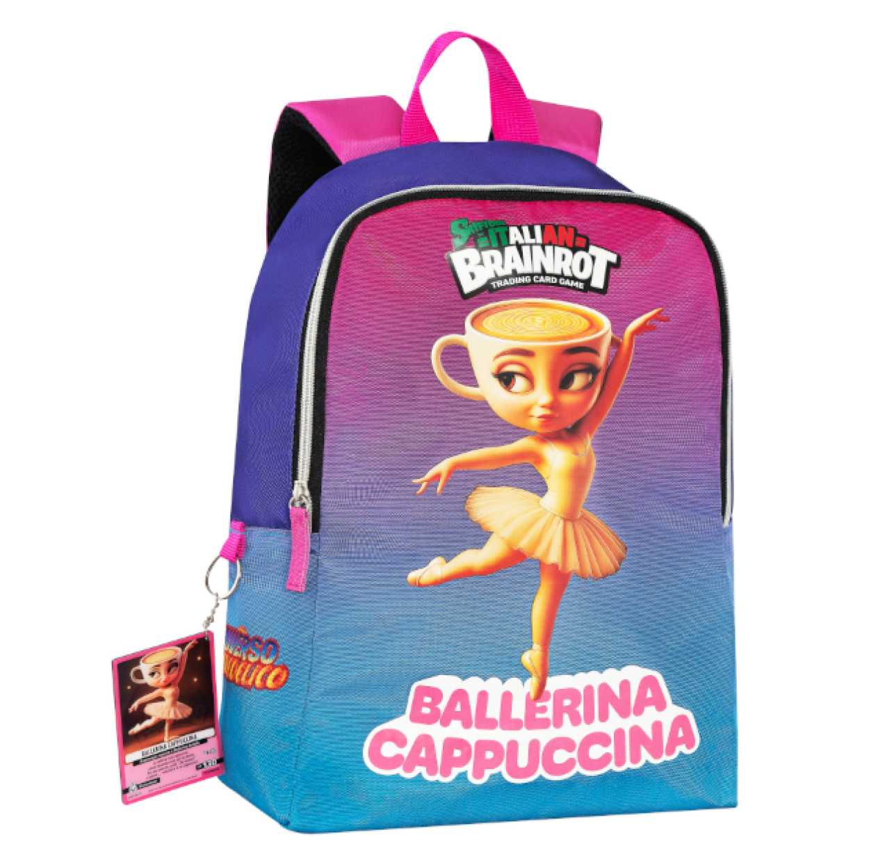 ZAINO TEMPO LIBERO BALLERINA SK ITALIAN BRAINROT 29x38x11cm 75803BA 41349