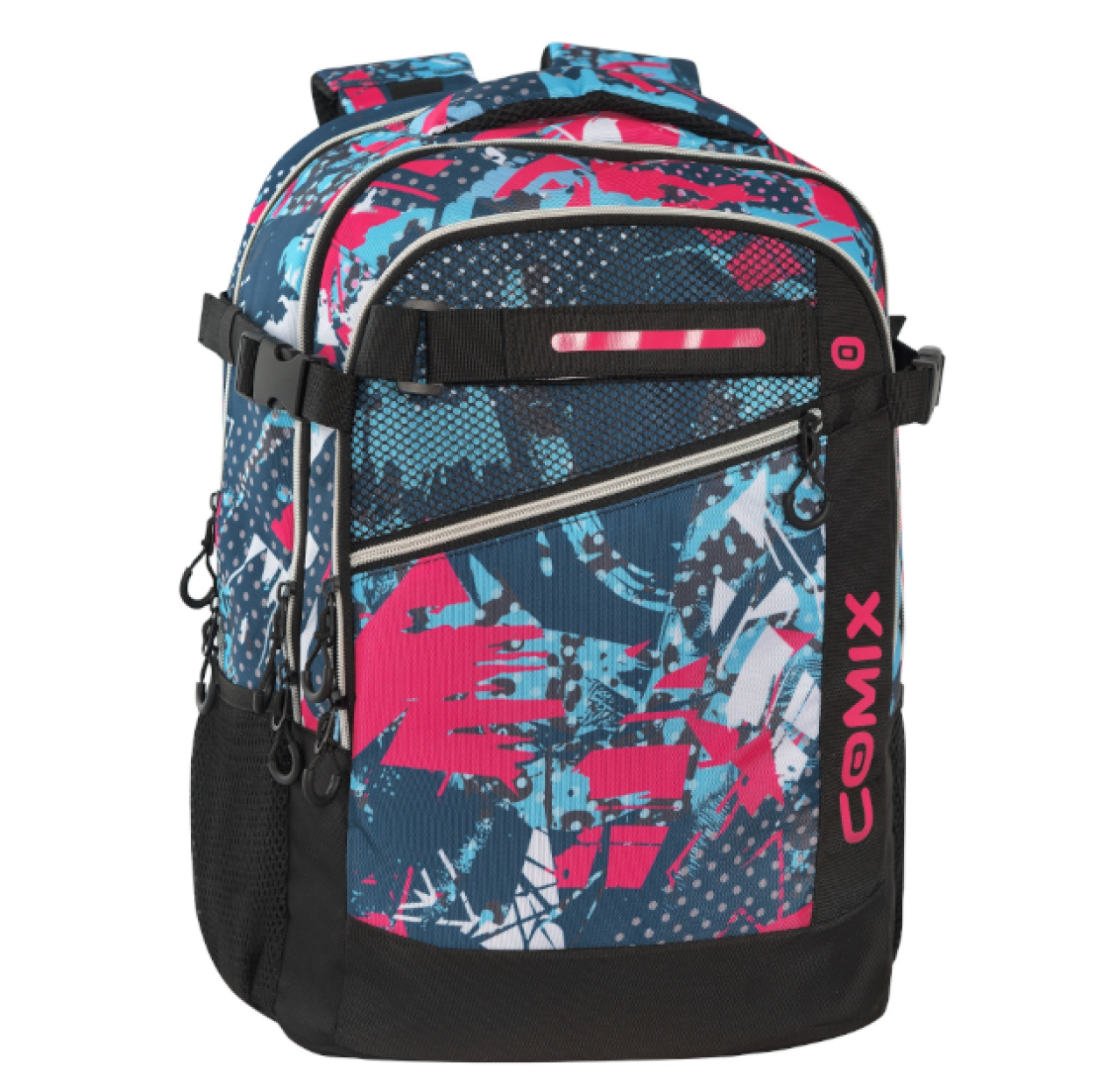ZAINO SCUOLA ORGANIZZATO COMIX WBS 2.0 MIX PINK 75035MP 41349