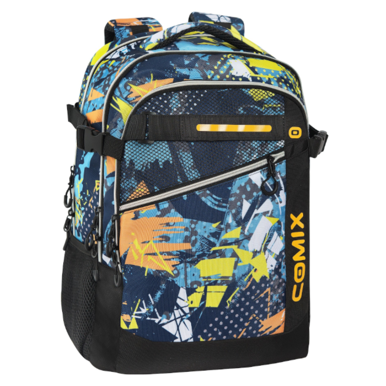 ZAINO SCUOLA ORGANIZZATO COMIX WBS 2.0 MIX BLU 75035MB 41349