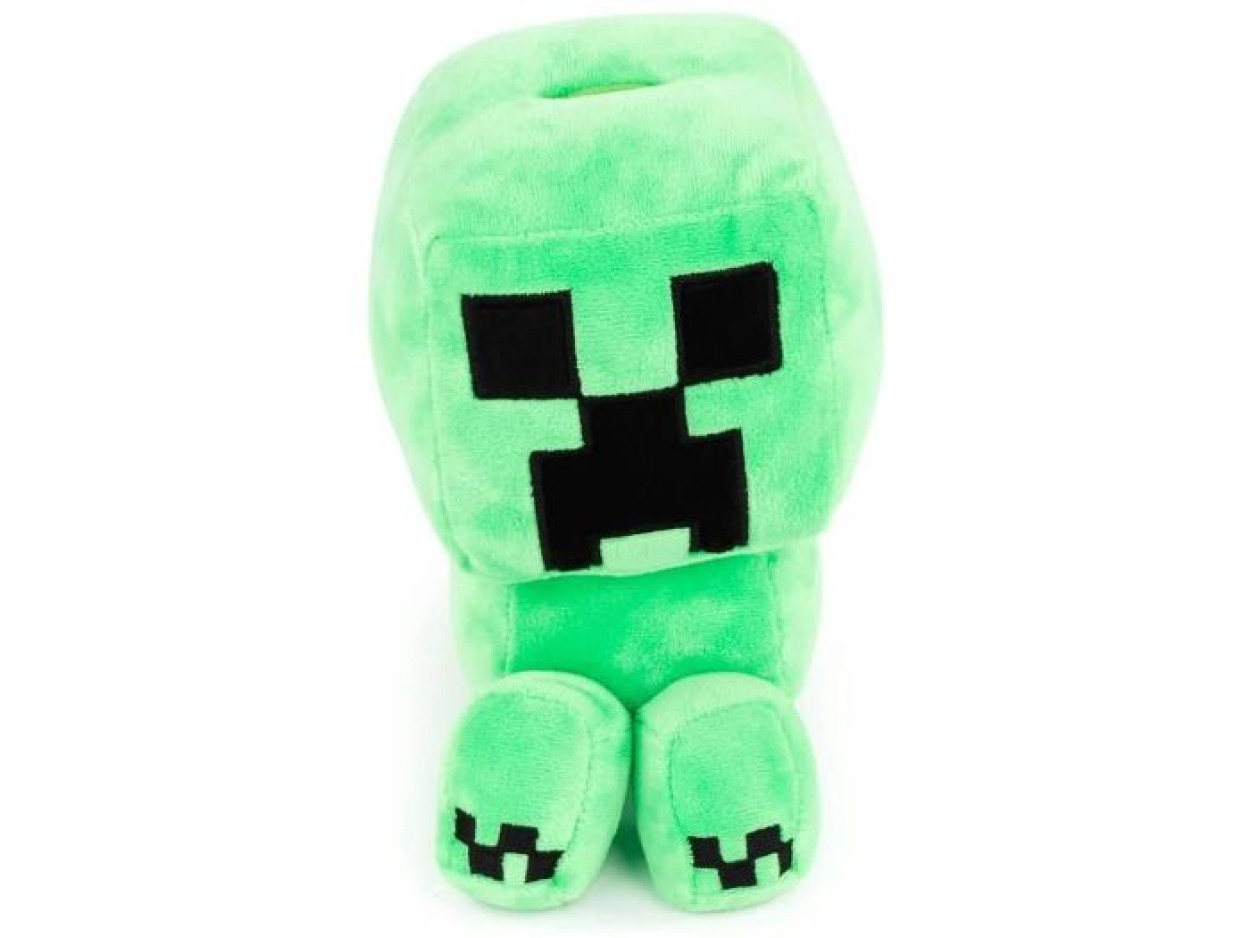 MNC36-5412 (MIS 3) MINECRAFT CREEPER PELUCHE CON SALVADANAIO INTERNO 20cm 41115