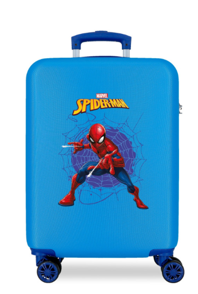 TROLLEY ABS 55cm 4R SPIDERMAN ACTION AZUL MARVEL 4651164 40842