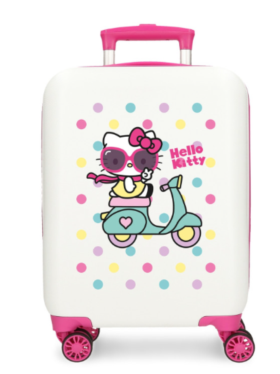 ABS VALIGIA 50cm 4R GIRL GANG BIANCO SANRIO 4231322 40842