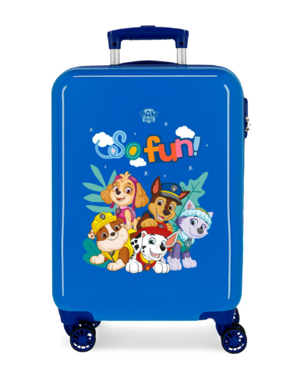 ABS VALIGIA 55cm 4R PAW PATROL SO FUN BLU NICKELODEON 2191724 40842