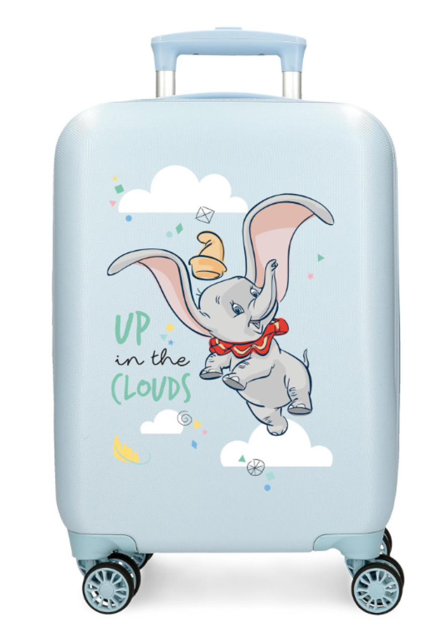 TROLLEY ABS 50cm 4R UP IN THE CLOUDS DUMBO AZUL CL DISNEY 4211326 40842