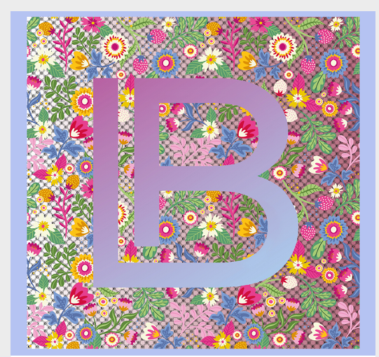 LB26S112-53 FOULARD LB FLOWER ALLOVER LILLA 90x90cm 55392