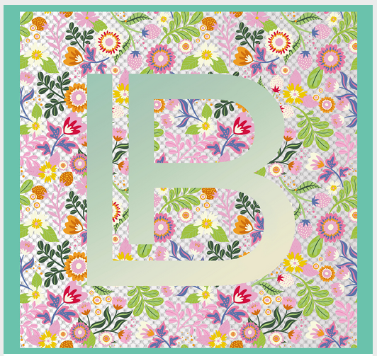 LB26S112-59 FOULARD LB FLOWER ALLOVER ACQUA 90x90cm 55392