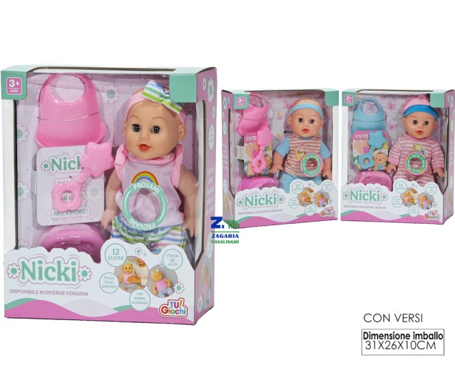 BAMBOLOTTO NICKI TRY-ME B/O SUO 100695 40619