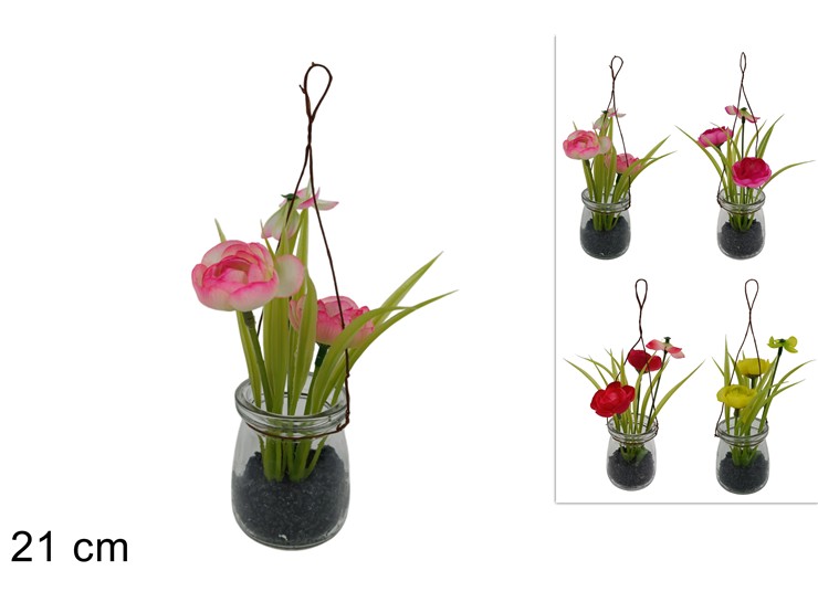 VASO VETRO FIORE 689219 40842
