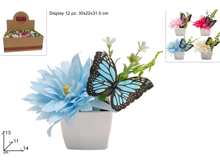PIANTINA DALIA CON FARFALLA 659250 40842