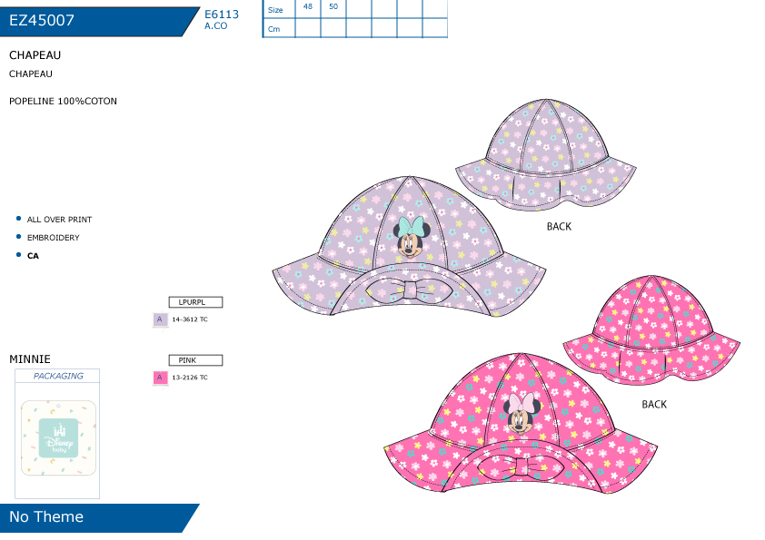 EZ45007 CHAPEAU F 40892