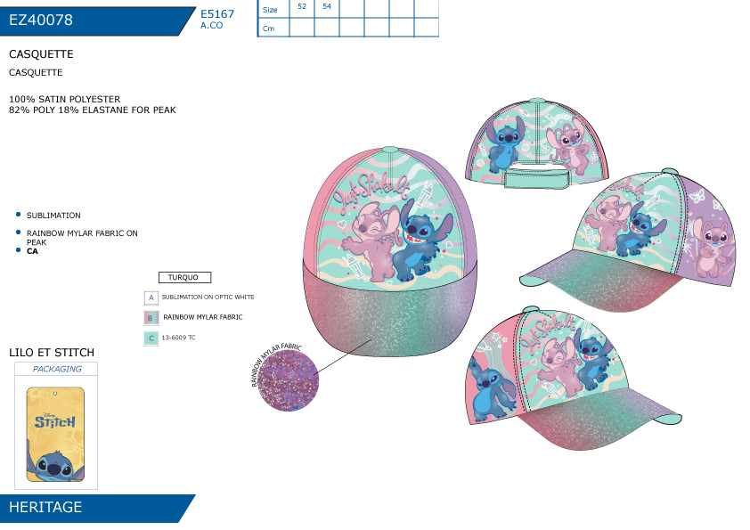 EZ40078 CASQUETTE F 40892