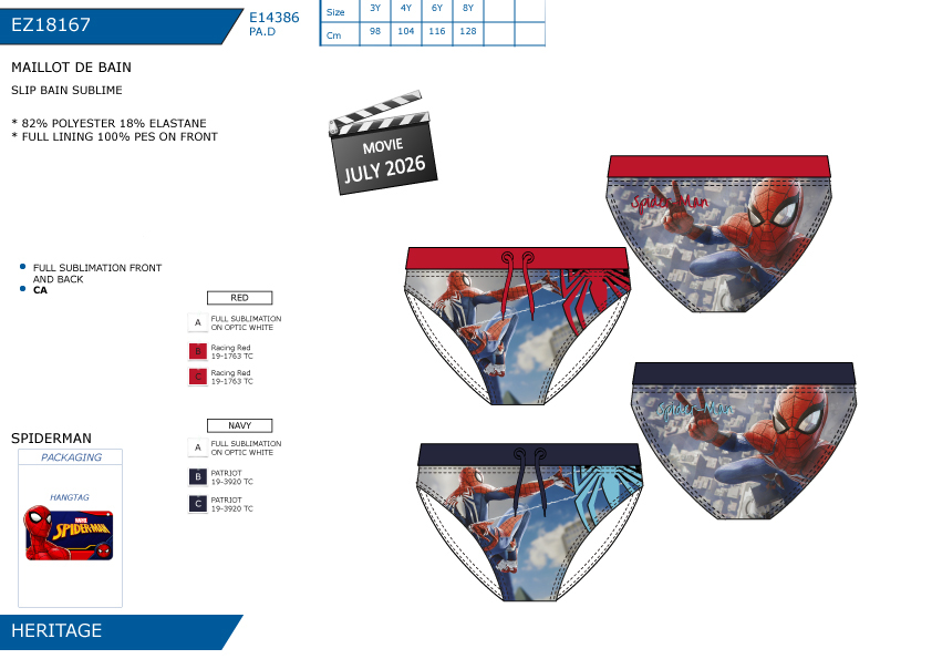 EZ18167 SLIP BAIN SUBLIME M 40892