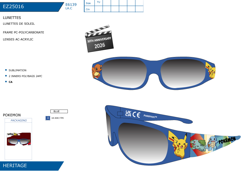 EZ25016 LUNETTES DE SOLEIL M 40892