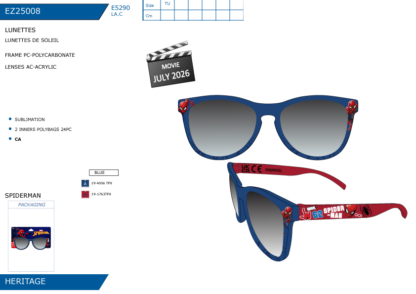 EZ25008 LUNETTES DE SOLEIL M 40892