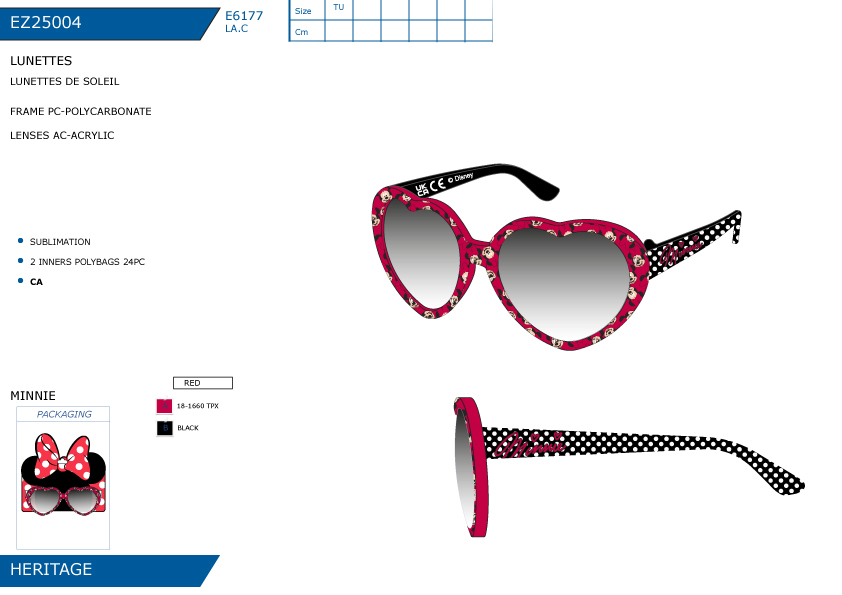 EZ25004 LUNETTES DE SOLEIL F 40892