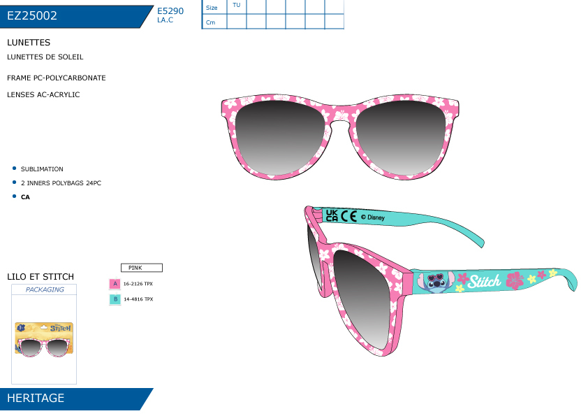 EZ25002 LUNETTES DE SOLEIL F 40892