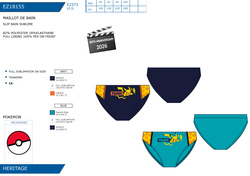 EZ18155 SLIP BAIN SUBLIME M 40892