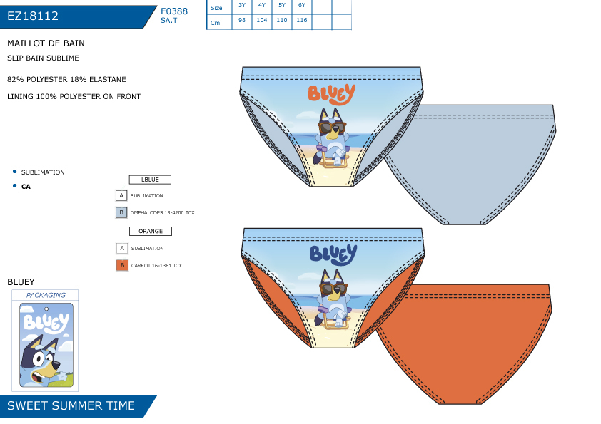 EZ18112 SLIP BAIN SUBLIME M 40892