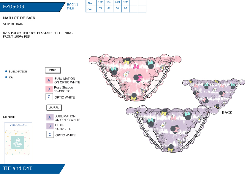EZ05009 SLIP DE BAIN F 40892