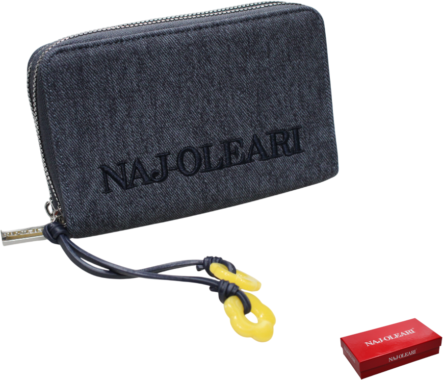 2035/NAJD4 BL PORTAFOGLI DOPPIA ZIP PICCOLO BLU 15x10cm 41233