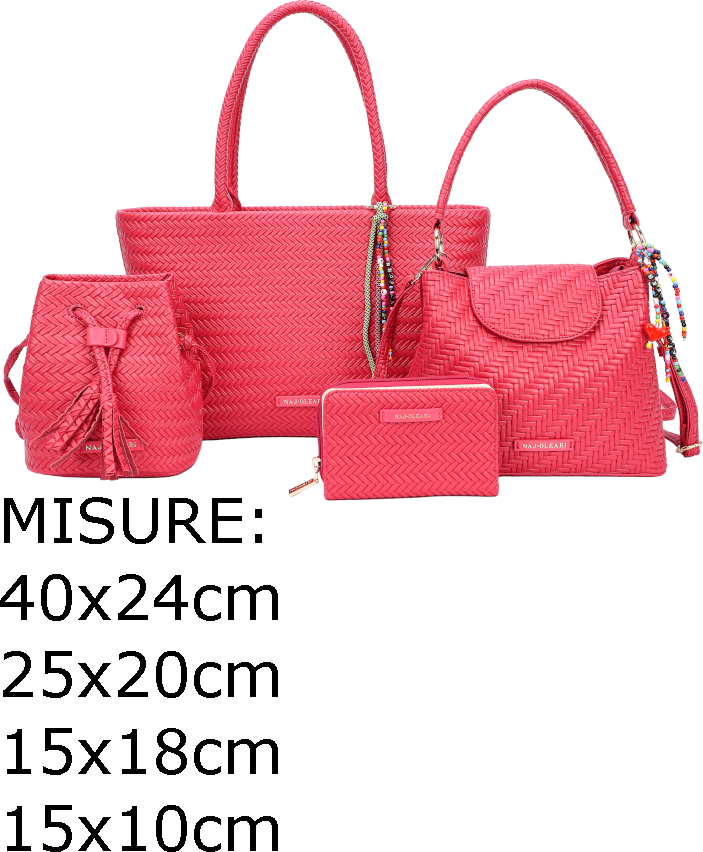 61978/SETIN2 FU L SHOPPING, M SACCA, S SECCHIELLO, XS PORTAFOGLI 41233