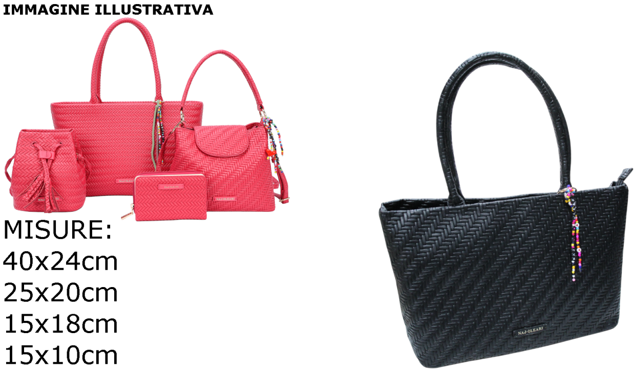 61978/SETIN2 NE L SHOPPING, M SACCA, S SECCHIELLO, XS PORTAFOGLI 41233