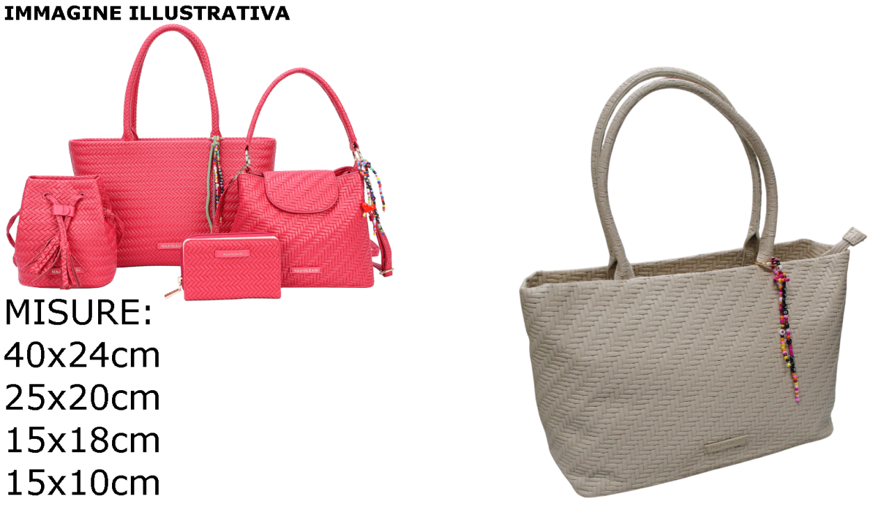 61978/SETIN2 SA L SHOPPING, M SACCA, S SECCHIELLO, XS PORTAFOGLI 41233