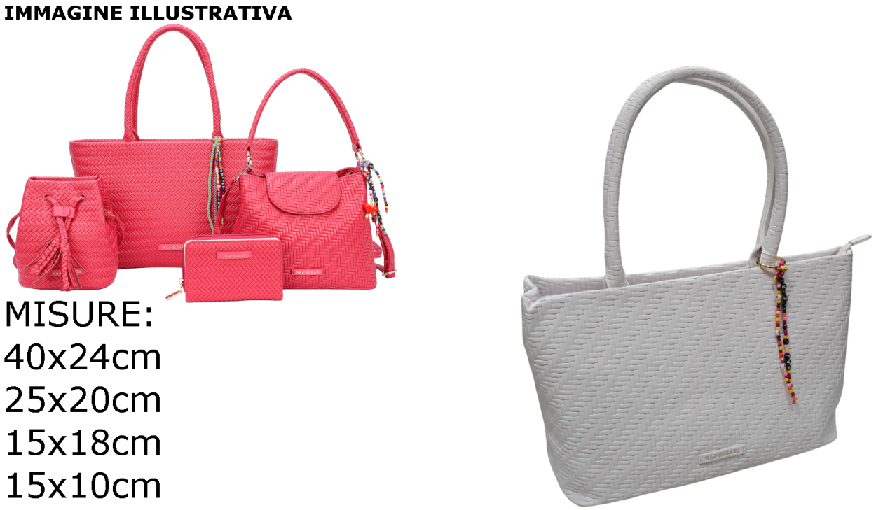 61978/SETIN2 BC L SHOPPING, M SACCA, S SECCHIELLO, XS PORTAFOGLIO 41233