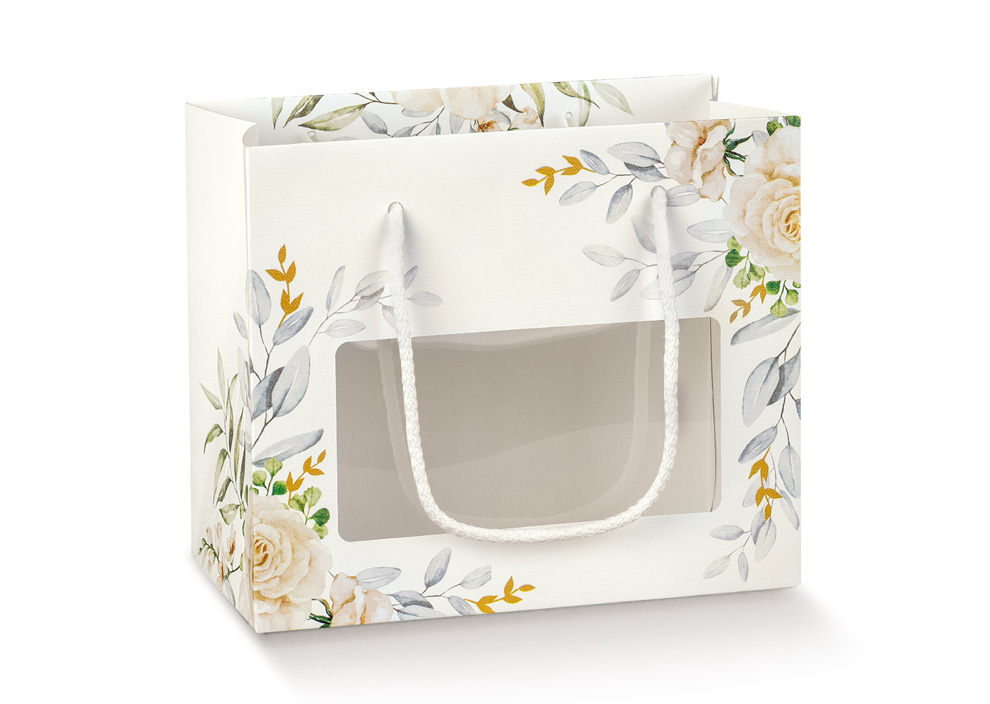 SHOPPER BUSTA CARTA 195X95X170 BOTANICA FINESTRA IN PLASTICA 112898C 40733