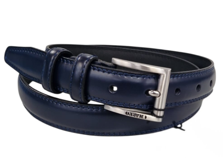 CINTURA PELLE 030 CHARRO BOX BLU CLASSICO 40086