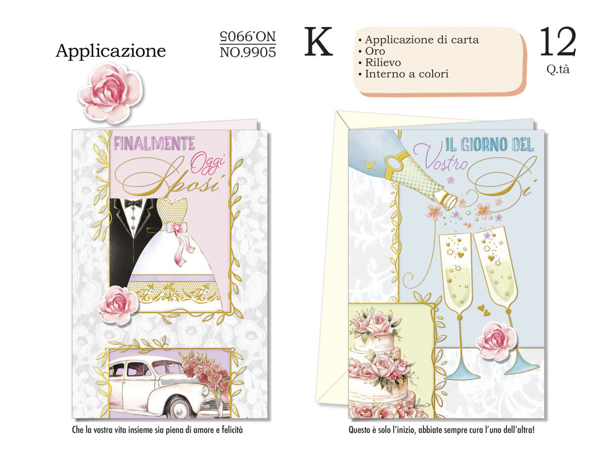 NO9905 BIGLIETTI NOZZE 40631