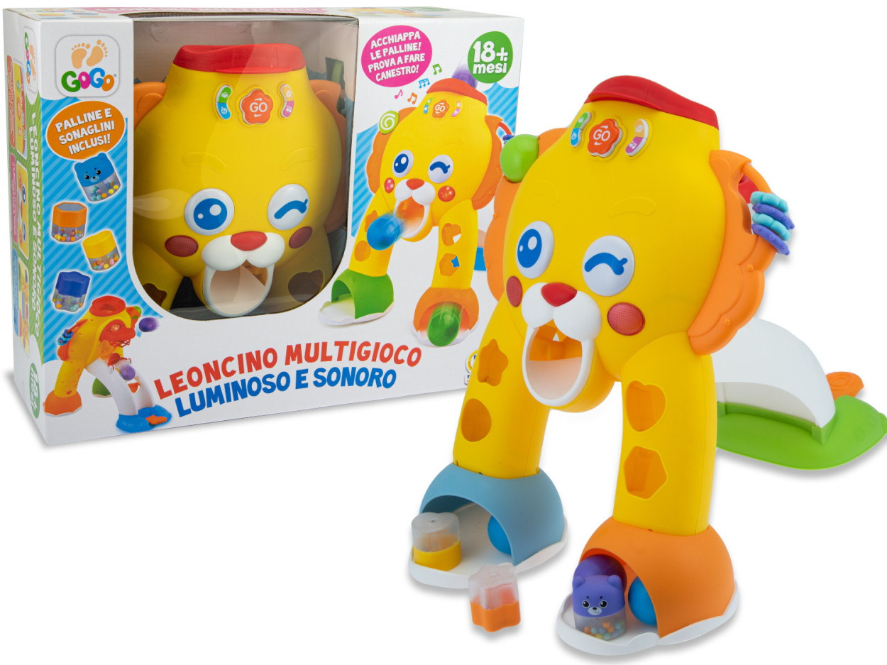 GOGO LEONCINO MULTIGIOCO LUCI E SUONI 66977 53126