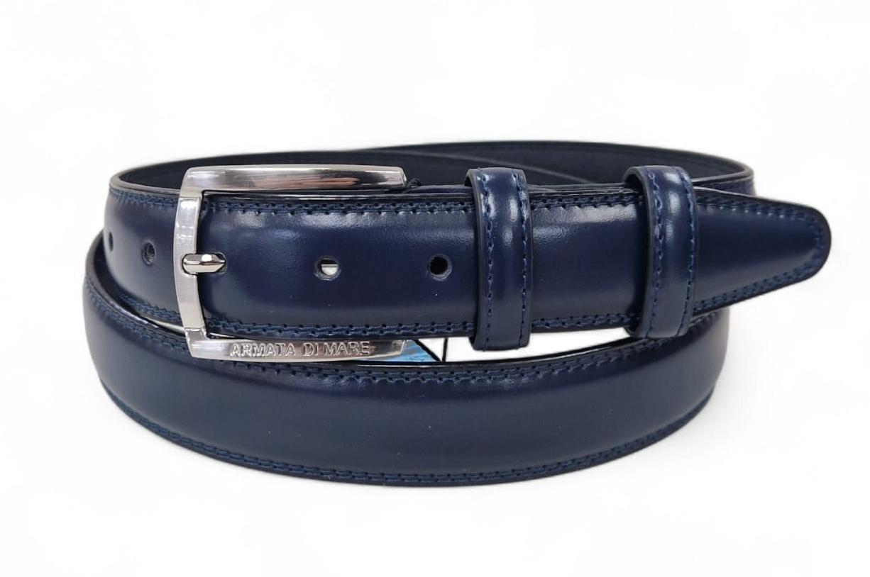 CINTURA UOMO ARMATA DI MARE BLU CLASSICO 40882 CN0H389/35/ADM/F/BOX