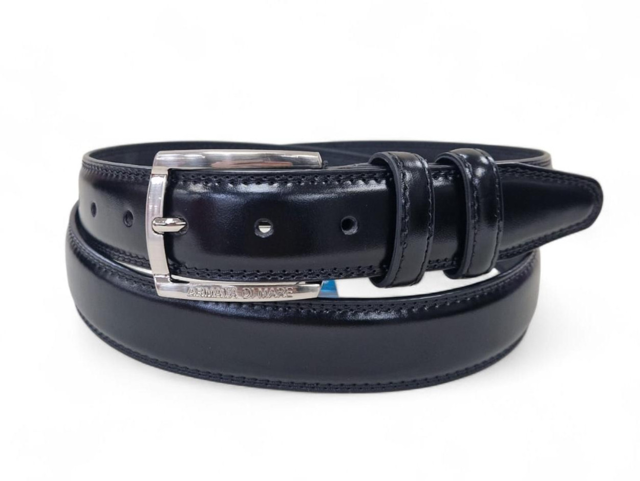 CINTURA UOMO ARMATA DI MARE NERO CLASSICO 40882 CN0H389/35/ADM/F/BOX