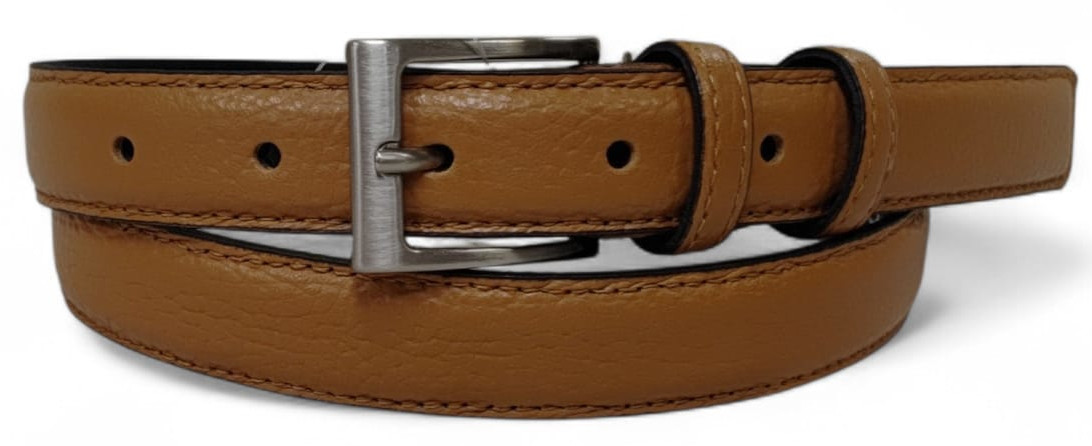 CINTURA IN PELLE 025/PELLE/CERVO/ CUOIO 50667